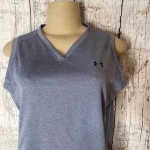- UnderArmour grey tank top size medium